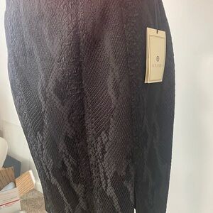 NWT Sleek, fitted snakeskin print Altuzurra pencil skirt with thigh slit